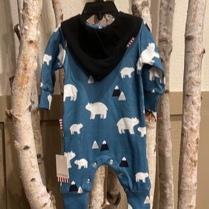 SOOKIbaby onesie with bib.